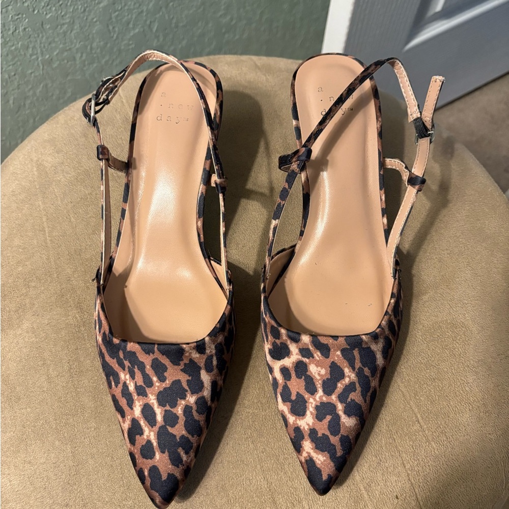 a new day Leopard Print Heels